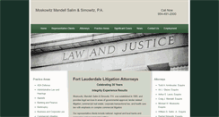 Desktop Screenshot of mmsslaw.com