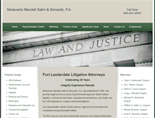 Tablet Screenshot of mmsslaw.com